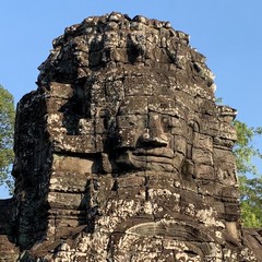 temple Bayon au Cambodge