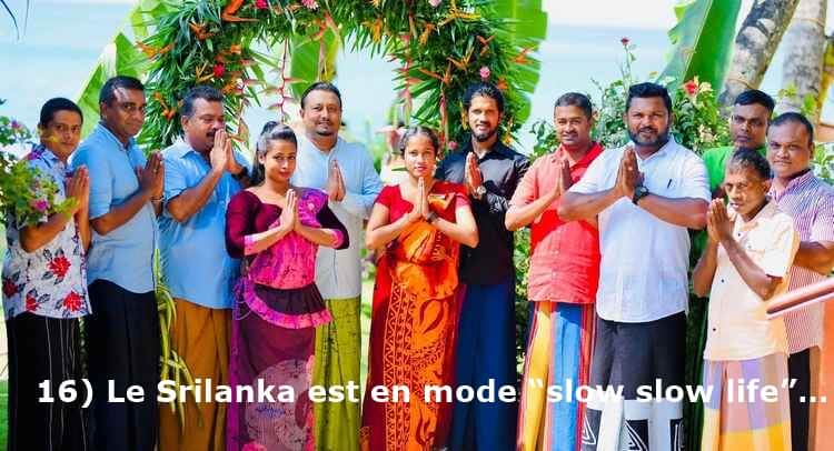 Les Srilankais sont en mode slow slow life