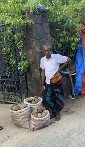 srilankais vend des cocos