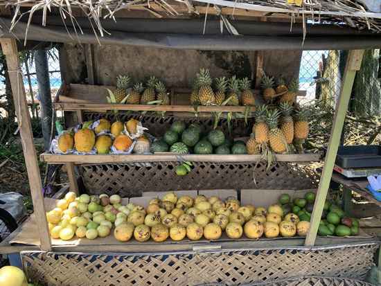 étalage de fruits